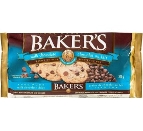 BAKERS MILK CHOCOLATE CHIPS 300G
