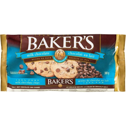BAKERS MILK CHOCOLATE CHIPS 300G